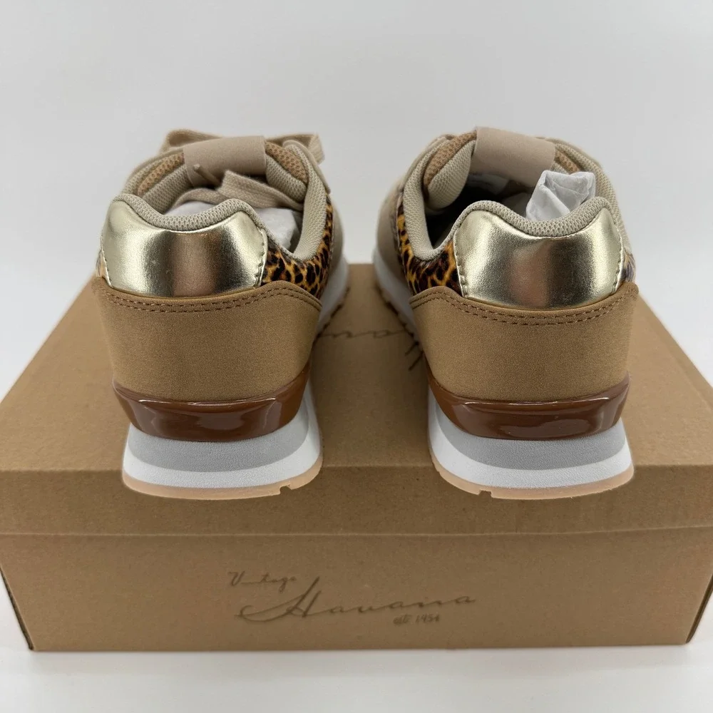 Vintage Havana Sneakers‎ Womens Size 6 Renee Wild Cheetah Star Leopard Print NEW - Picture 6 of 15